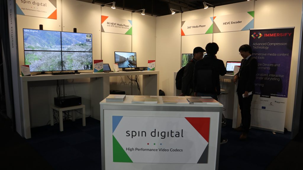 Spin Digital booth at IBC 2018