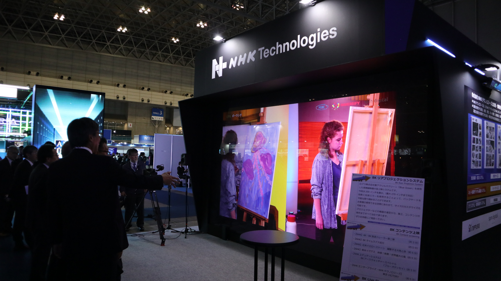 Spin Digital 8k Live Streaming From Poland To Japan At Interbee 19